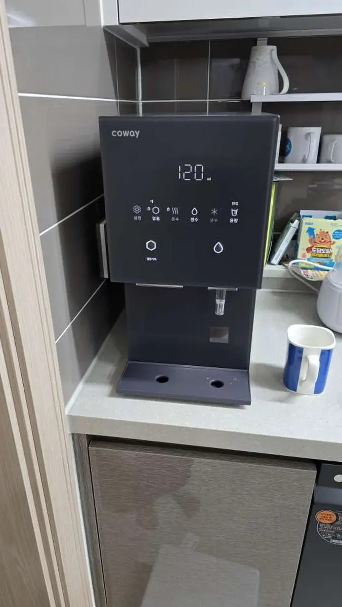 코웨이얼음정수기 주방 설치 상담 사례